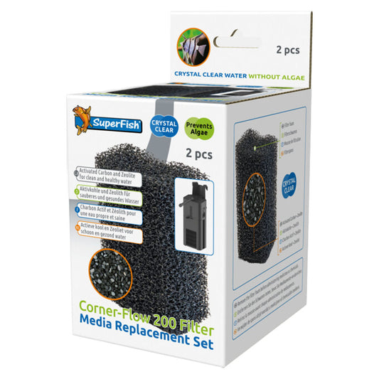 Corner-Flow 200 Filter Replacement Media Set (2pk)