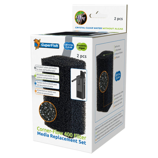 Corner-Flow 400 Filter Replacement Media Set (2pk)