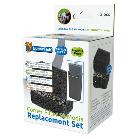 Corner Filter 50 Replacement Media Set (2pk)