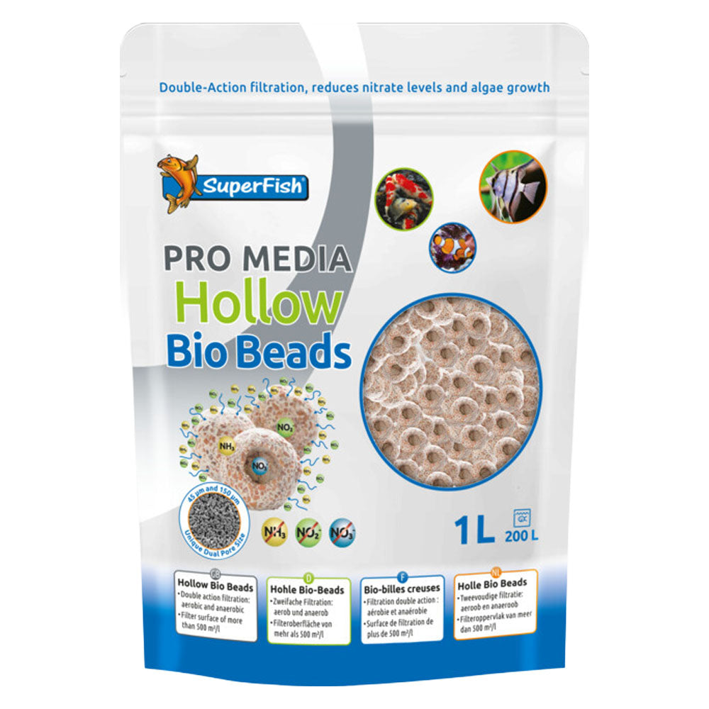 PRO MEDIA Hollow Bio Beads 1Ltr