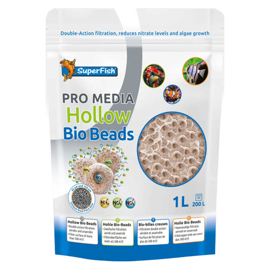 PRO MEDIA Hollow Bio Beads 1Ltr