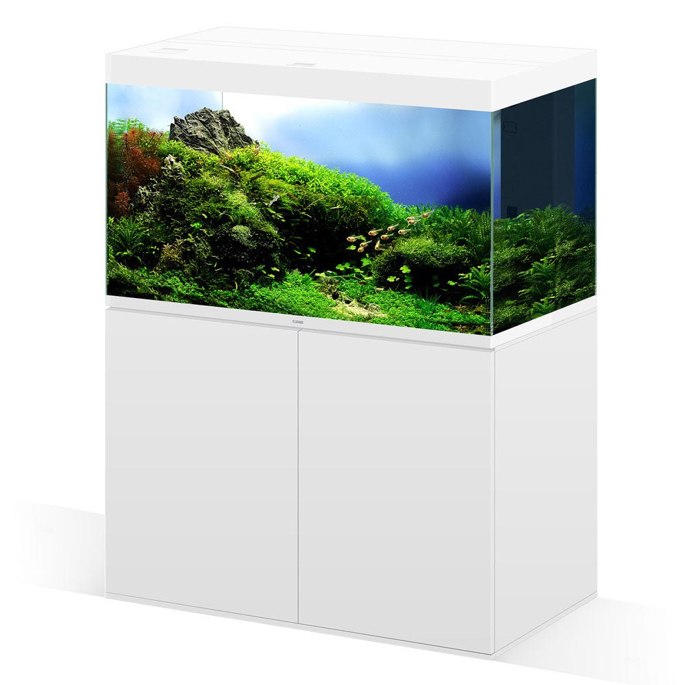 Emotions Pro 100 Deep Aquarium & Cabinet Set - White