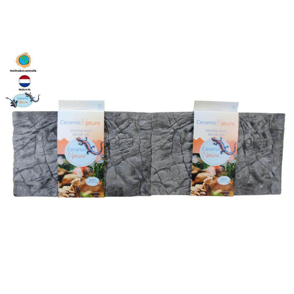Slimline Rock Background - Oxford Grey 60x38cm