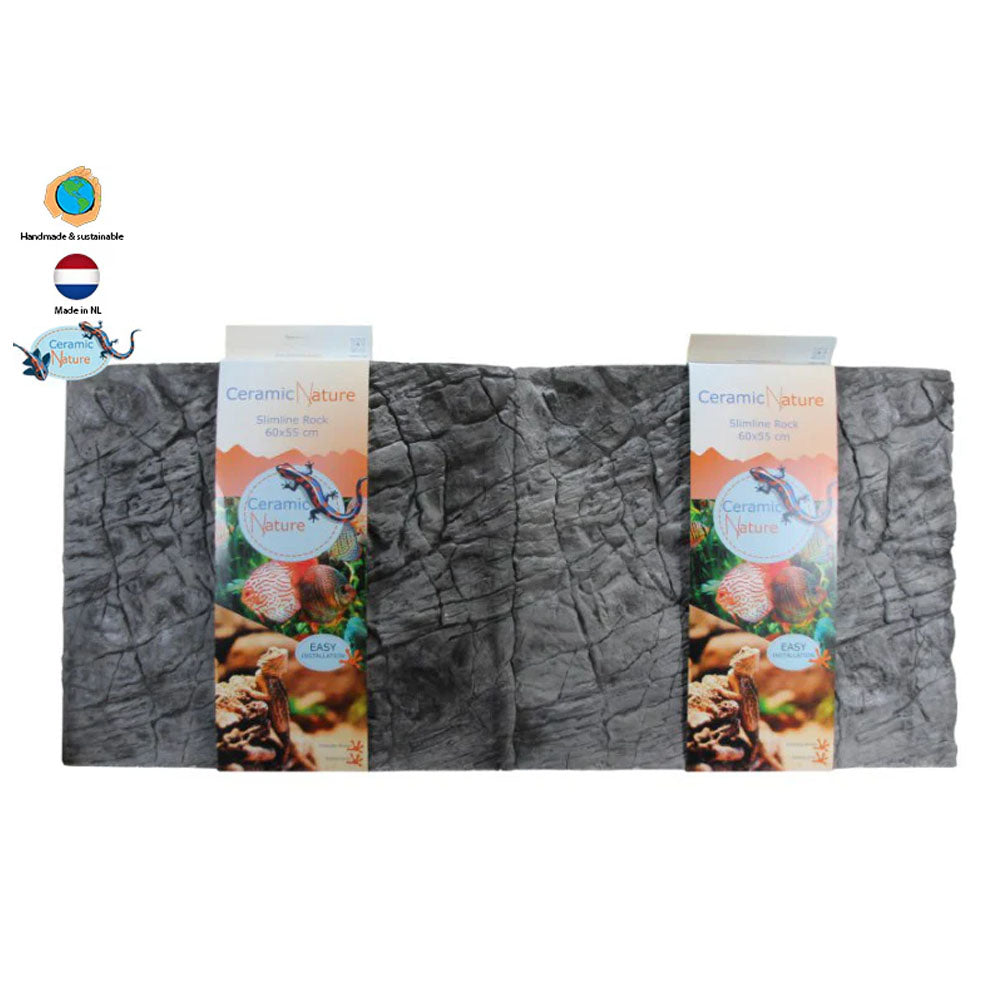 Slimline Rock Background - Oxford Grey 60x55cm