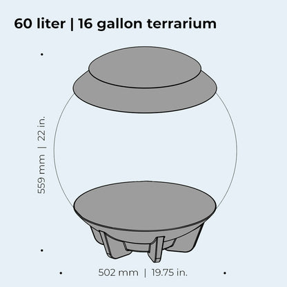 BiOrb Air 60 Terrarium - Grey