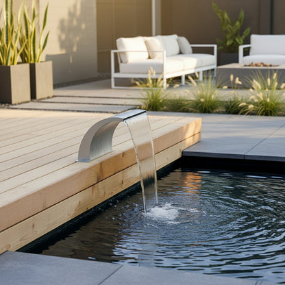 Curved Cascade Water Blade - Rear Inlet