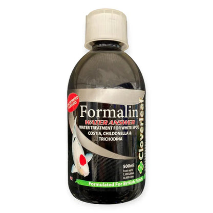 Formalin Water Answer