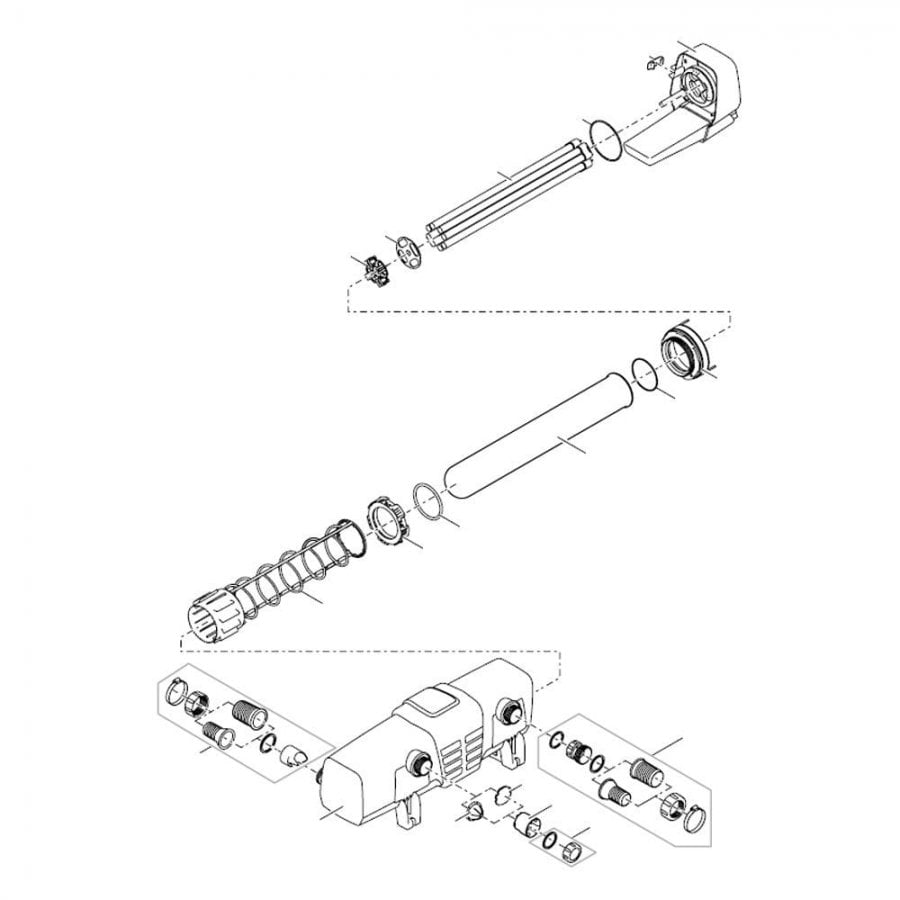 Oase Bitron Eco 120W Uvc Spare Parts – Pond Planet