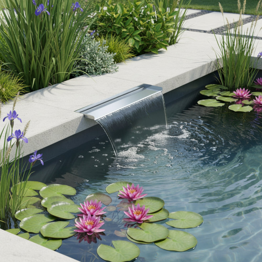 Stainless Steel Water Blades - 130mm Spout/Base Inlet