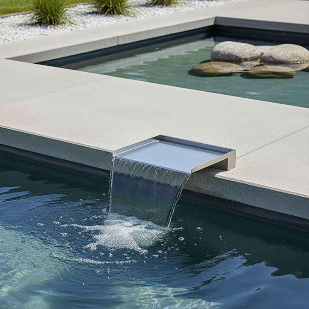 Pond Planet Stainless Steel Water Blades - 300mm Spout/Base Inlet