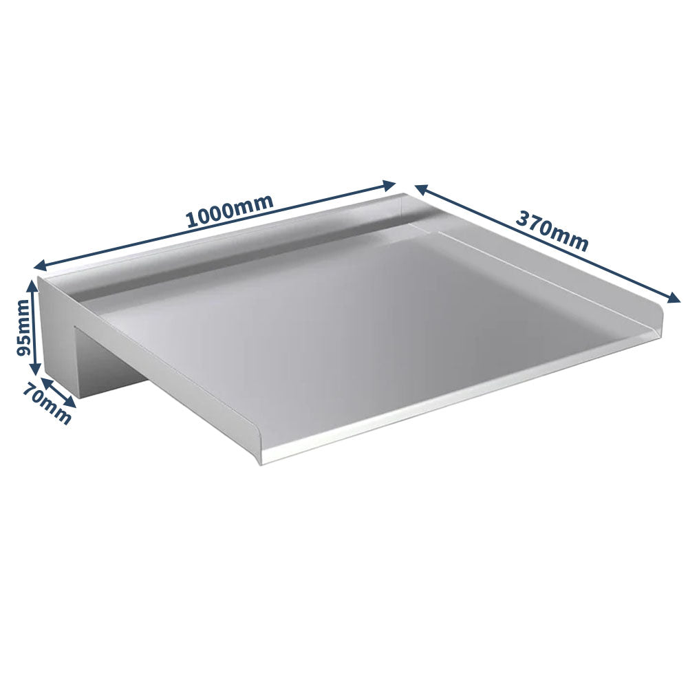Stainless Steel Water Blades - 300mm Spout/Base Inlet