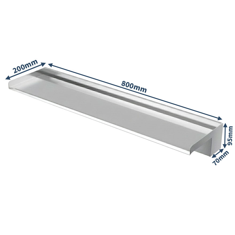 Stainless Steel Water Blades - 130mm Spout/Base Inlet