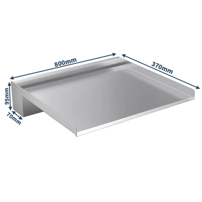 Pond Planet Stainless Steel Water Blades - 300mm Spout/Base Inlet