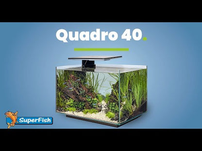 QUADRO 40 Pro LED Aquarium - Black